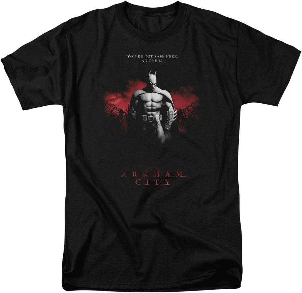 Trevco Heren Arkham City Bat Fill Volwassen T-shirt