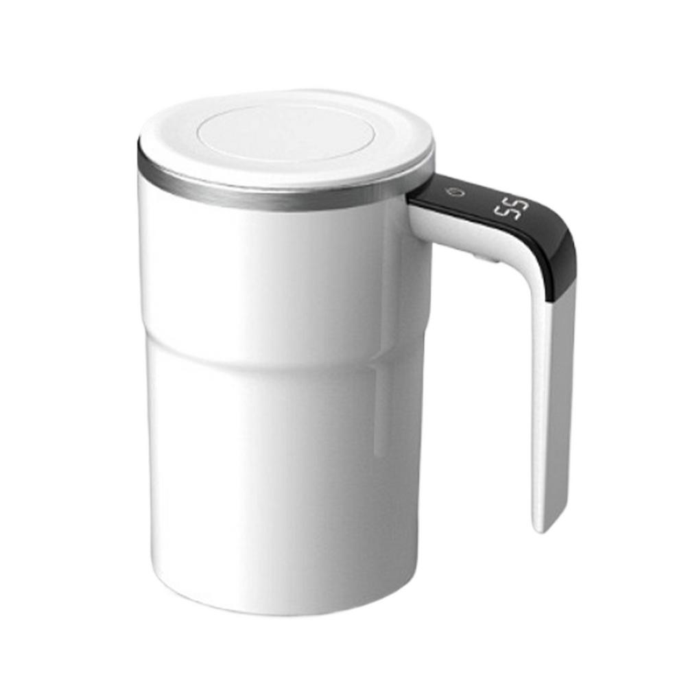 Neuer, über USB wiederaufladbarer automatischer Magnetbecher, elektrischer Kaffee-Selbstmischbecher, IP67 wasserdicht, lebensmittelecht, 380 ml Kaffeebecher für Tee