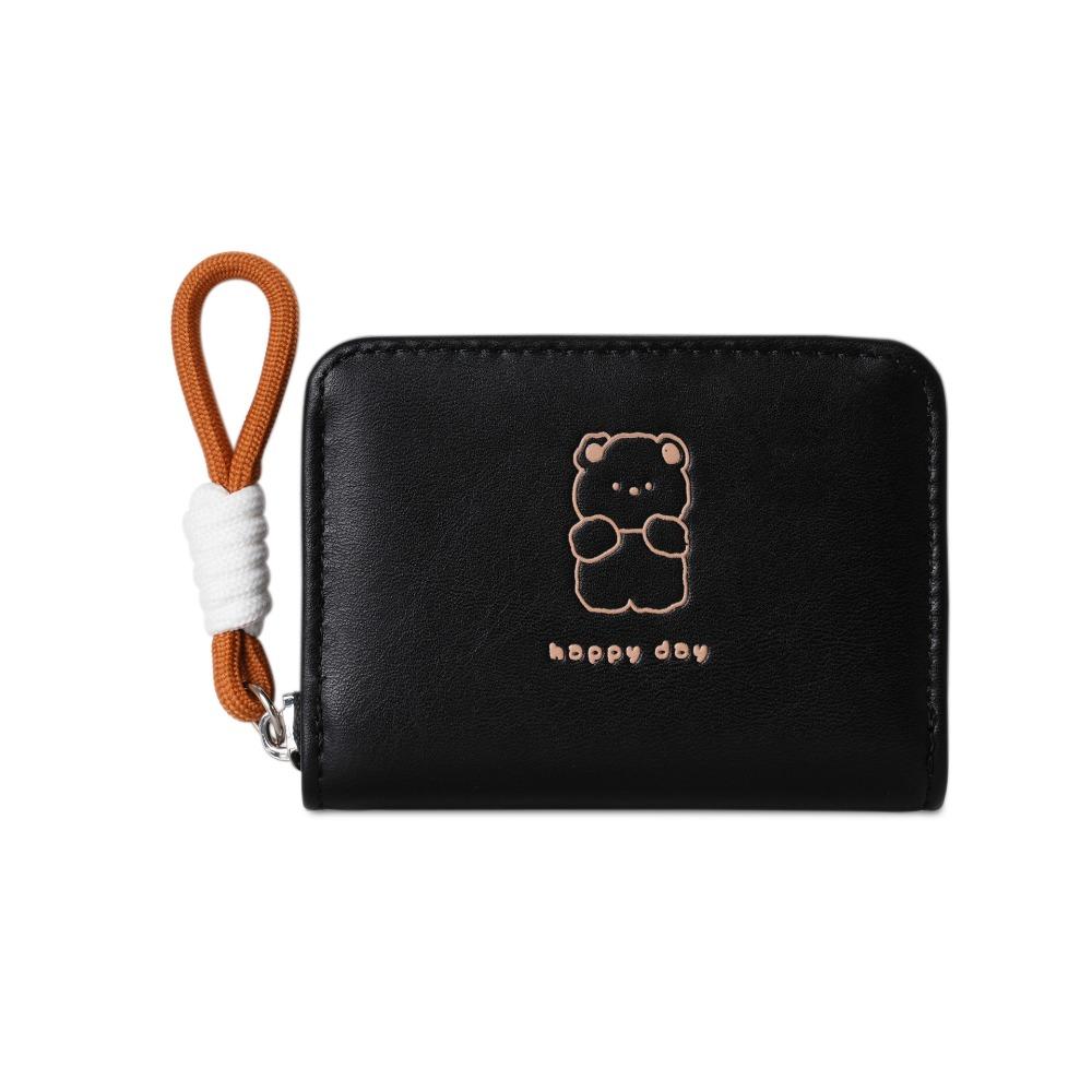 Fashion Cartoon Women Wallet Bear Rabbit Cat Pu Leather Coin Purse Card Holder
