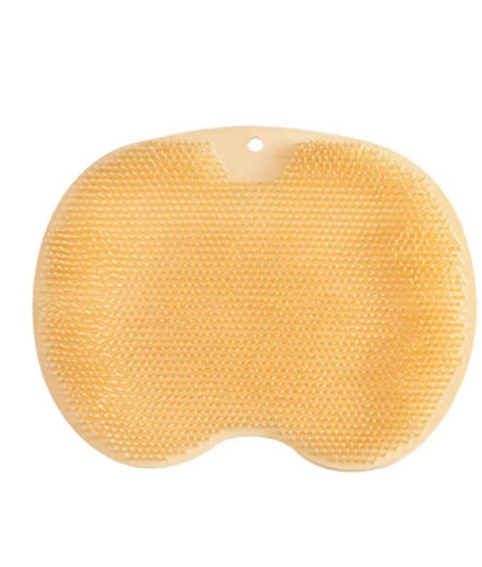 Back Massage Brush Silicone Foot Wash Body Cleaning Bathing Tool Exfoliating Shower Massage Scraper Bathroom Non Slip Bath Mat