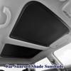 2PCS Car Sunroof Sunshade, Car Roof Cover, Foldable UV Reflector Reflective Covers Block UV Rays Glare, Car Interior Accessories Fit For Mini Cooper,