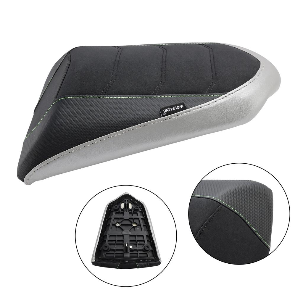 Rear Seat Passenger Cushion Flat Pu Fit For KAWASAKI Ninja 1000SX 2022-2023