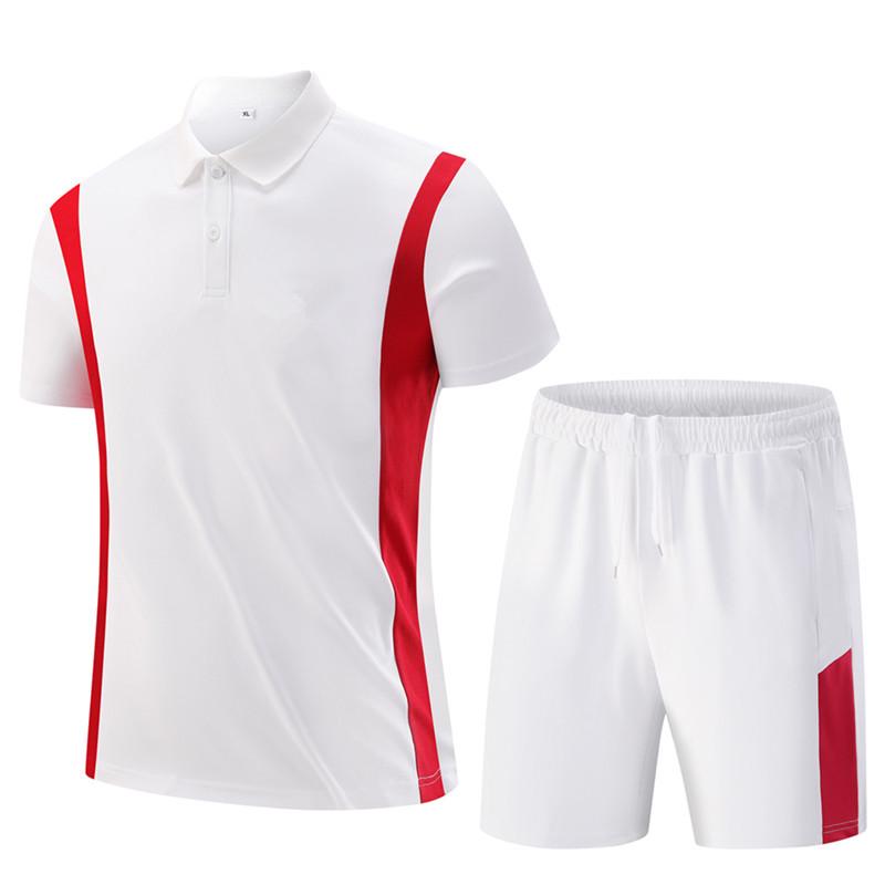 Summer Academy Parent-Child Sportswear Set - Short Sleeve Top & Shorts for Running, Training, Coaching, or Class Uniforms