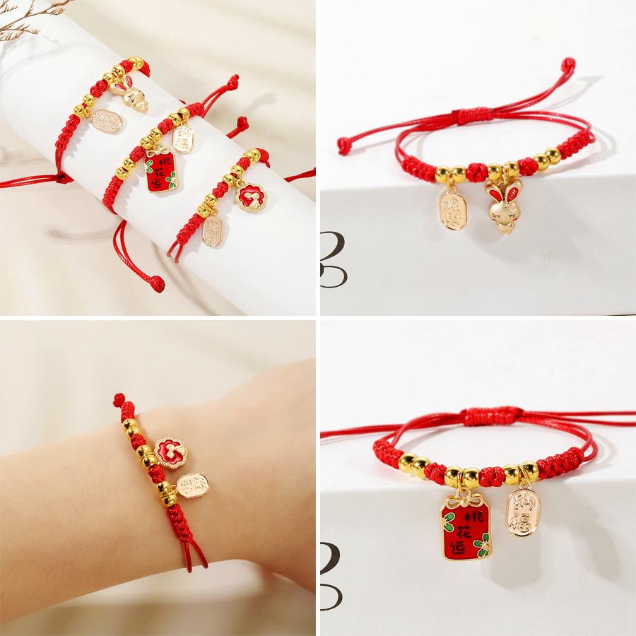 

Red String Rabbit Zodiac Bracelet - Handmade Ethnic Style Jewelry