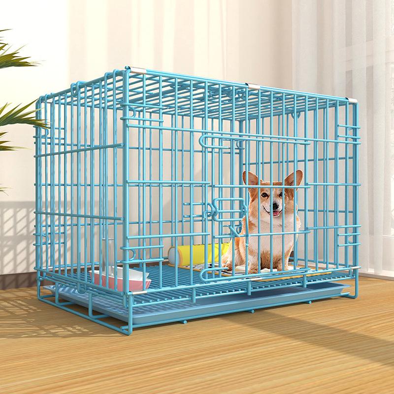 Bold Nano Indoor Pet Cage: Compact Iron Cage for Small Dogs, Transportable and Spacious Bed for Large Dogs