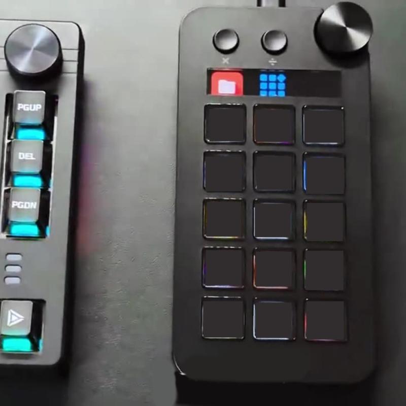 StreamDeck Visual Mini Keyboards LCD Button Live Streaming Controller Game Programming Customizable Keypad Win