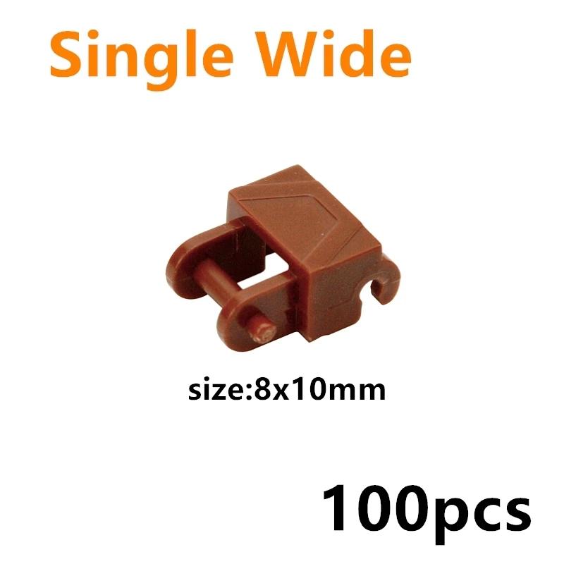 Technical Parts Building Blocks Link Chain Tank Belt Track Wheels Truck Car Gear MOC Bulk Brick Toys 3711 3873 88323 57519 4185