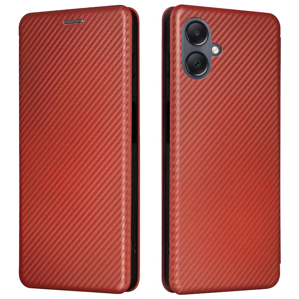 For Samsung Galaxy A07 5G/A07 4G Case Carbon Fiber Texture Drop-Proof PU Leather Phone Cover