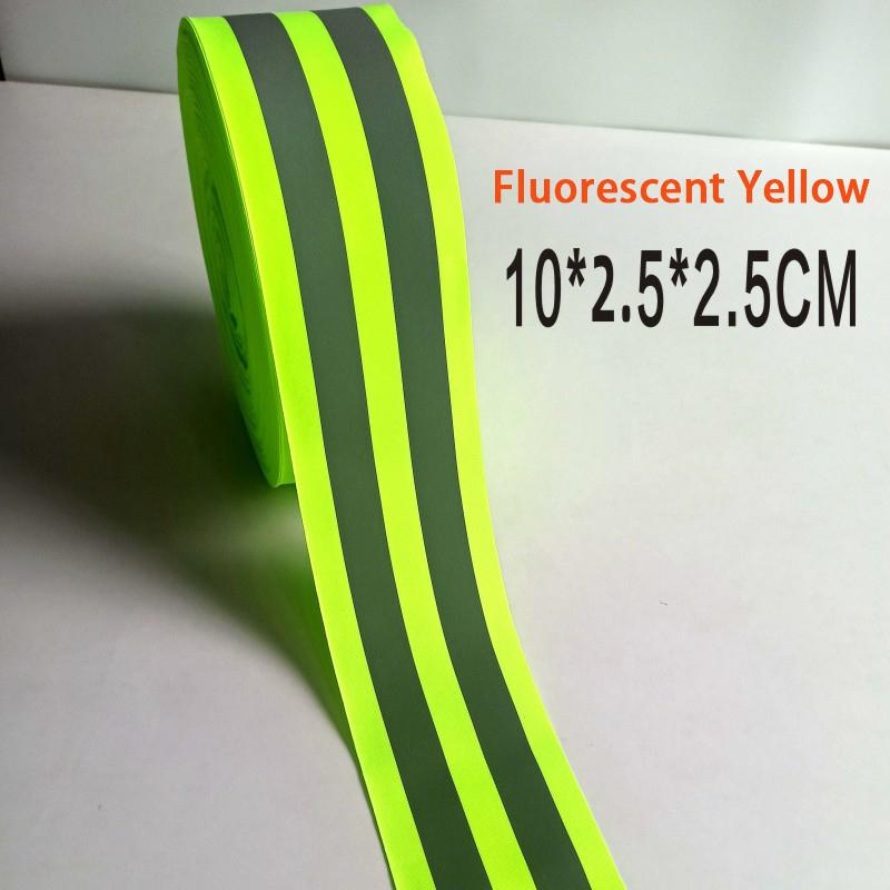 

DIY Tape Reflective Warning Tape 2.5CM-10CM Luminous Traffic&Sanitation Reflective Cloth Strip High Brightness Reflective Tape 1 meter
