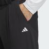 Adidas Aeroready 4-Way Stretch 9/10 Wide Letter Logo Print Golf Knitted Sports Pants Men bottoms Black IN9023