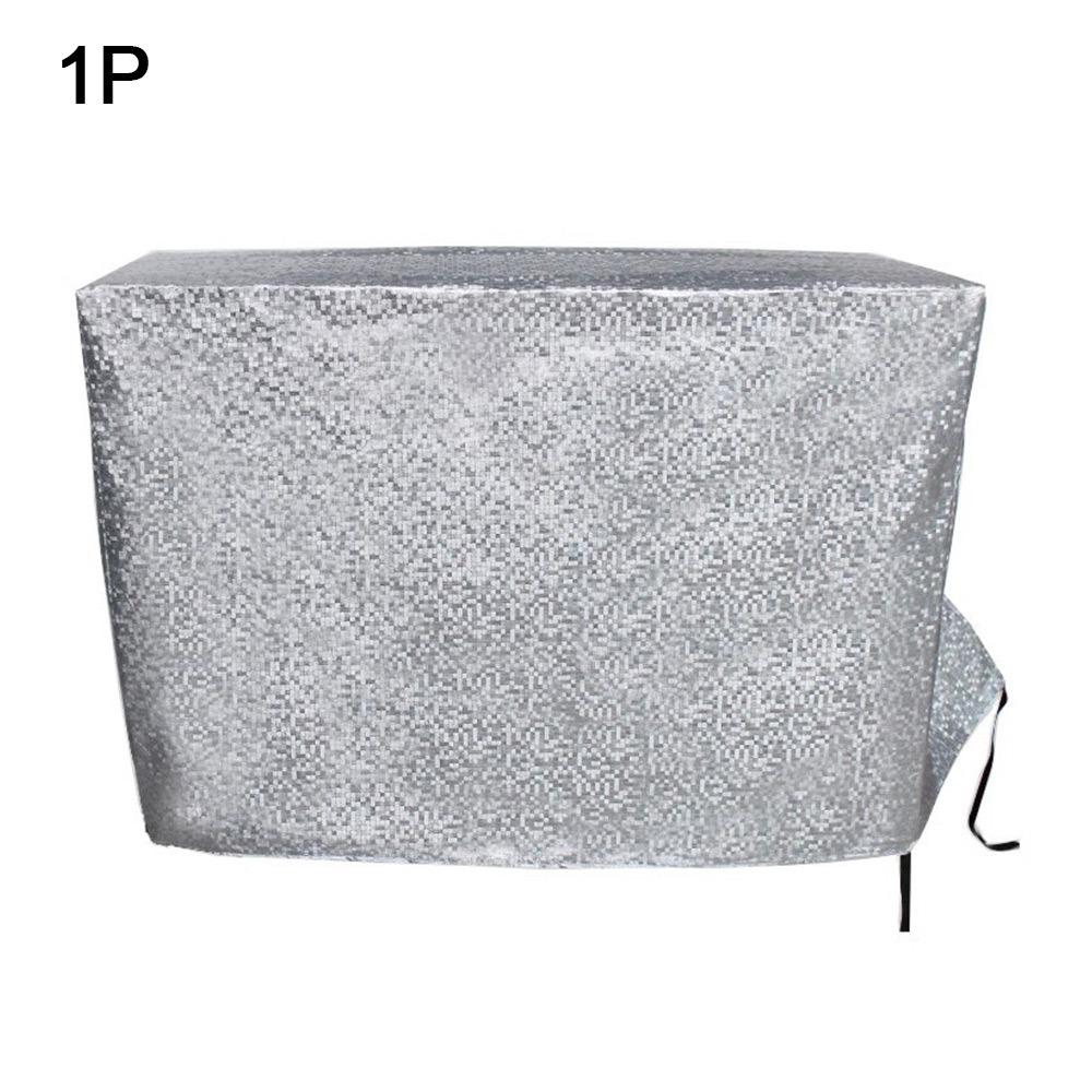 Silver Air Conditioner Cover Thickened Sunscreen Cover New Air Conditioner Heat-insulating  Outdoor