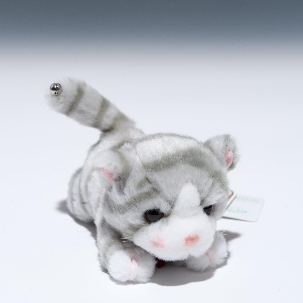 Takenoko Sherry Crawling Cat Gray Plush Toy 58846