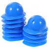 20Pcs Miniature Construction Portable Plastic Safety Hats for Pet Head Protection Cake Toppers Party Decor