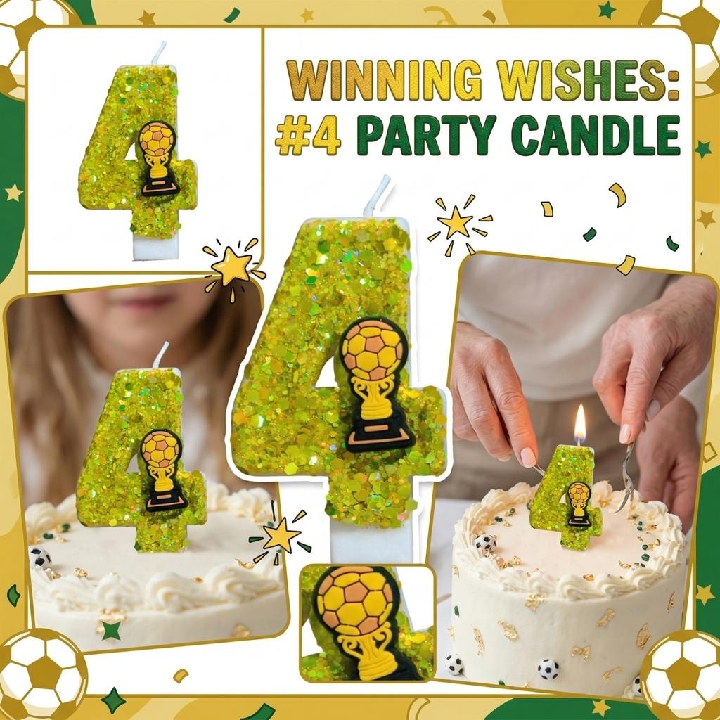Fashion Cartoon Creative Birthday Candles Party Digital Candles