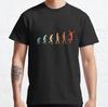 Evolution of a Badminton Player Retro Vintage Best Gift Classic T-Shirt S-3XL