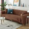 Solid Color Elastic Velvet Sofa Cover for Living Room All Inclusive Stretch 1/2/3/4 Corner L Sofa Slipcovers Cats Funda De Sofá