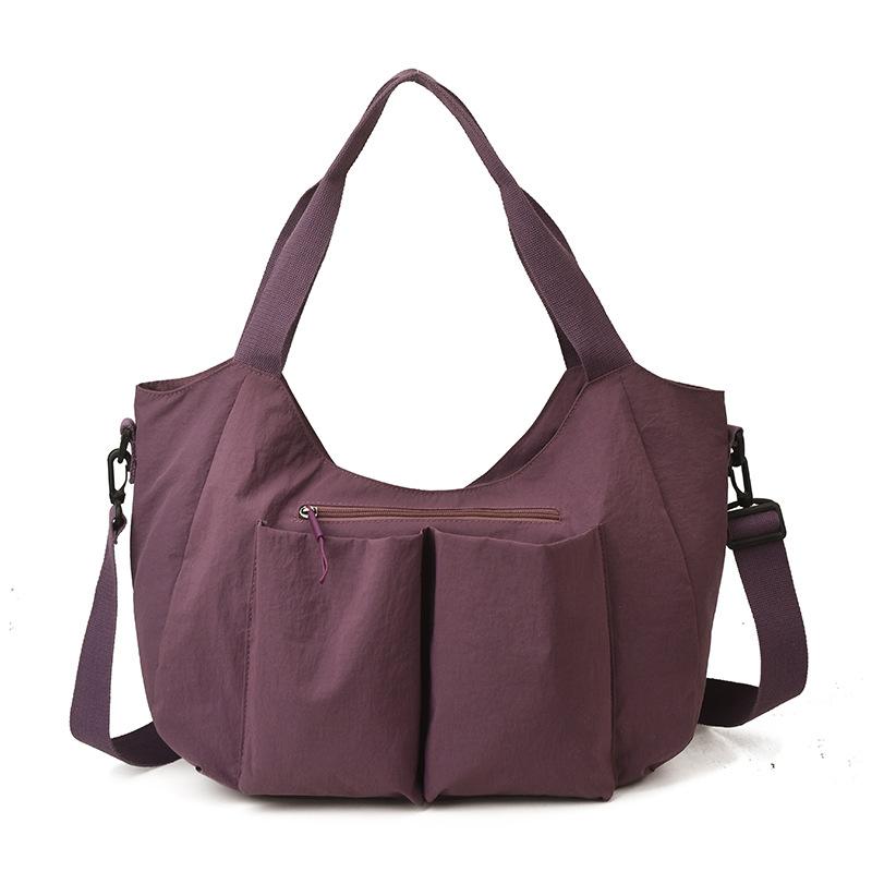 New Ins Style Summer Casual Lazy Shoulder Messenger Tote Bag Versatile Simple Pocket Large Capacity Cloth Bag