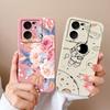 Case For Xiaomi 13T Pro Candy Painted Flowers Phone Cover For Xiaomi 13 T 13TPro Soft Liquid Silicone Shockproof Bumper Coque