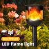 Garden Solar Flame Lights Solar Garden Decor Ambience Lights Outdoor Waterproof Landscape Lamp Ground-Insert Shadow Lawn Patio Light