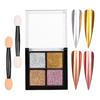 Multichrome Chameleon Eye Shadow Powder Nail Glitters Aurora Neon Rainbow Pigment Chrome Powder Iridescent Eyeshadow Nail Decors