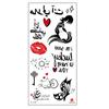 Children'S Mermaid Tattoo Sticker Cartoon Cute Princess Water Transfer Simulation Tattoo Set