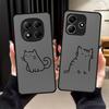 Cute Cartoon Cat Case for Xiaomi Redmi Note 14 11 12 13C 10 9S A4 14C 13 Pro Plus Funda Back Phone Cover