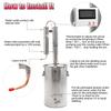 12/20/35L Stainless Efficient DIY Alcohol Ethanol Distiller Home Brew Still Moonshine Wine Making Tools Boiler