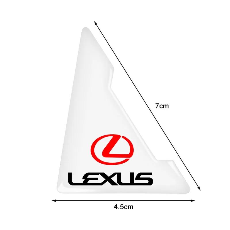 2 Stück Transparentes Schutzcover für Autotür-Ecken, Antikollisions-Aufkleber für Lexus CT200H RX200T GX470 RX440H, Auto-Innenraum