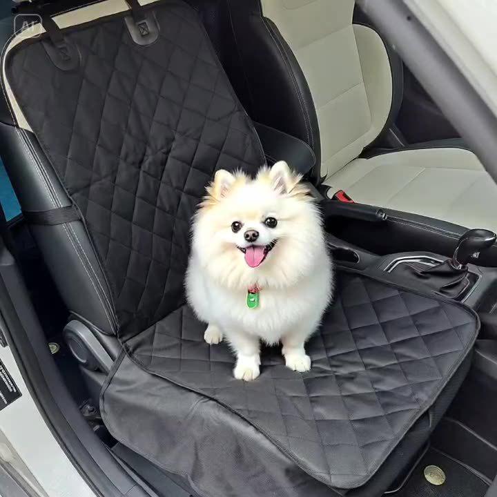 Waterproof Car Seat Pet Mat - Anti-Stain Cat & Dog Cushion, Oxford Cloth