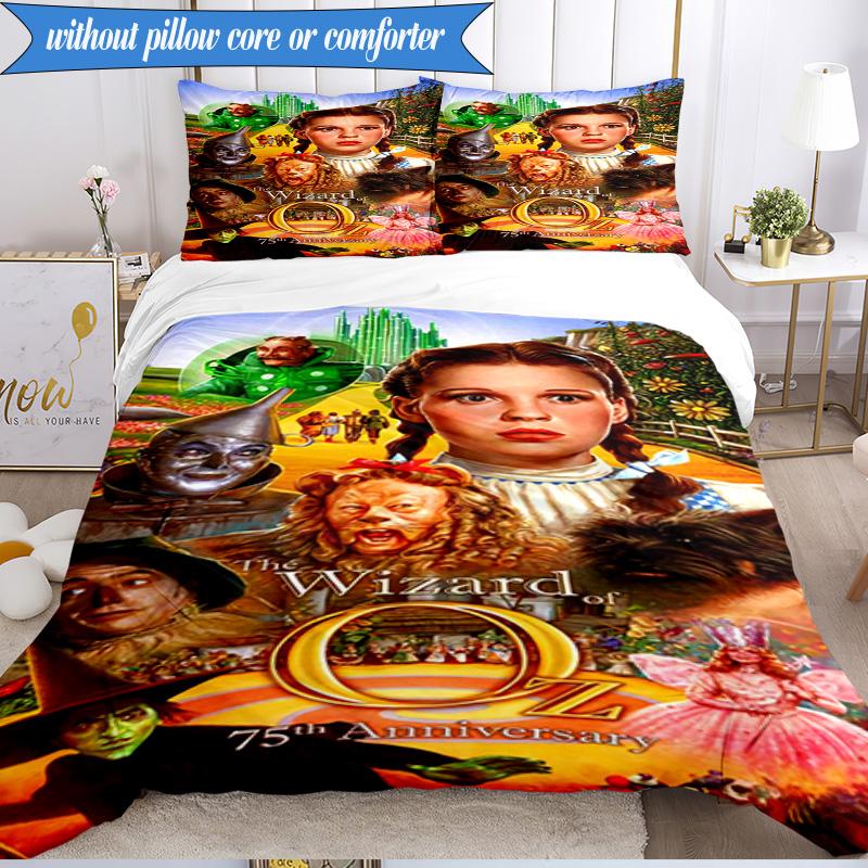 Wonderful Wizard Adventure 3pcs K-pop Music Group Bedding set,Ideal for Bedroom, Dormitory,Including Duvet Cover And 2pcs Pillowcases,Fan Gifts