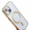 For iPhone 15 TPU Case Compatible with MagSafe CD Vein Matte Phone Cover