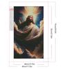 5D DIY Vollrundbohrer Teilweise AB Diamantmalerei Jesus Set Kunst Dekor 45x75cm