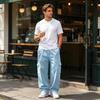 Pantalon de jogging cargo pour homme avec 4 poches, Coupe ample pour un usage quotidien décontracté