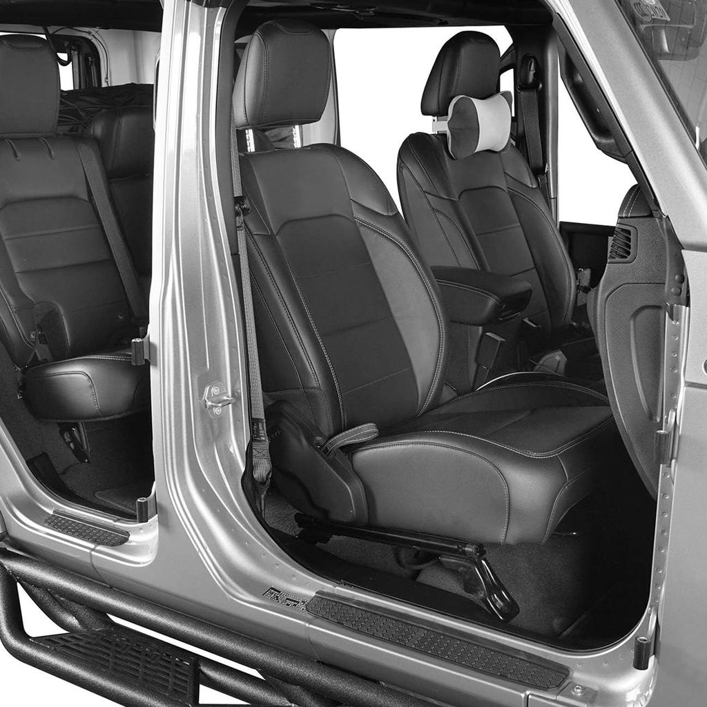 Motikvans Wrangler JL Door Guards Scuff Plates Door Sill Protectors Entry Guard Door Sill Plate Decoration for JL JT Wrangler JL Accessories ABS