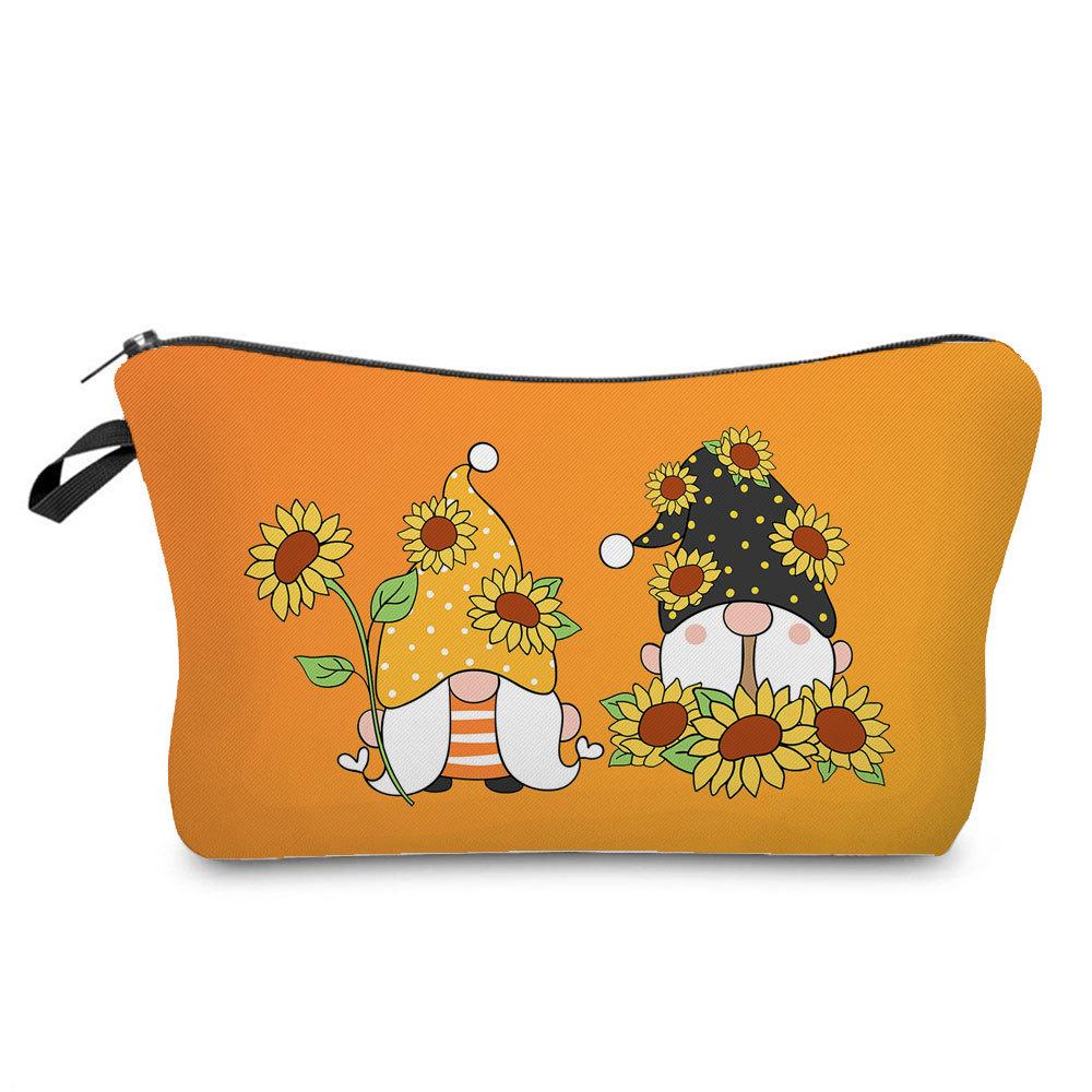 Damen Zwerge Druck Kosmetiktasche Toilettenartikel Organisieren Reise Aufbewahrungstasche 6392