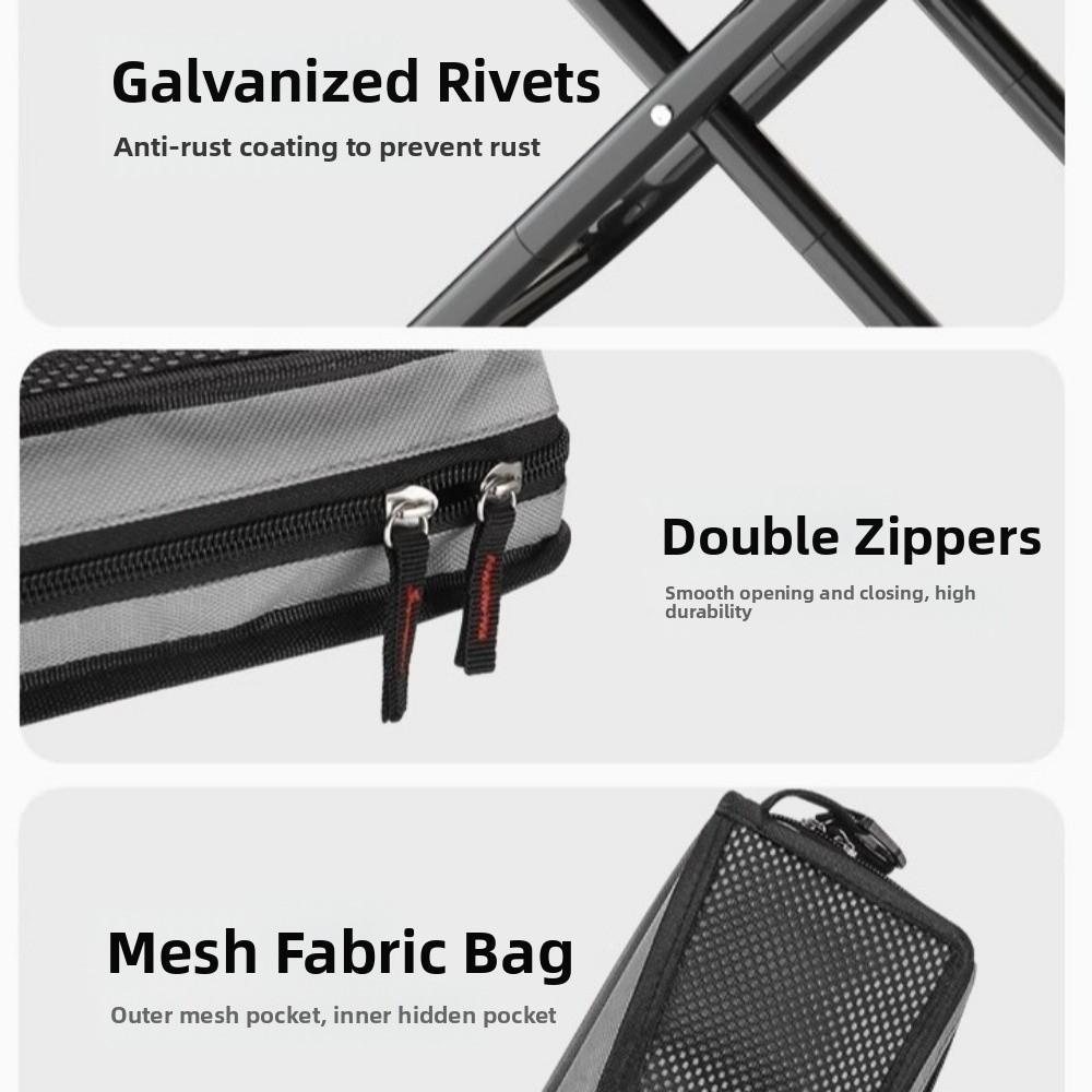 Sturdy Small Mazar Satchel Wear-resistant Folding Chair Compact Pen Bag Stool Fishing