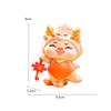 Chinese Year Cartoon Dragon Figurine Cute Table Ornament for Living Room Style B