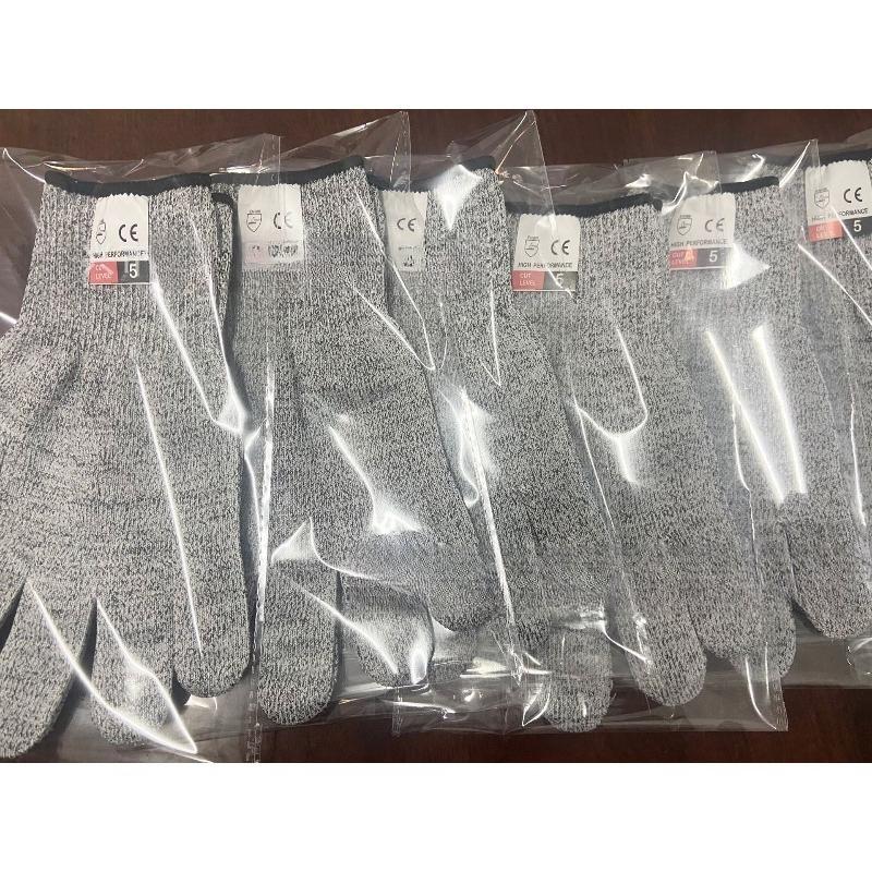 5-Level Cut-Resistant Gloves - Food-Grade Kitchen & Garden Protection, Anti-Slip Grip for Fishing & Labor Safety