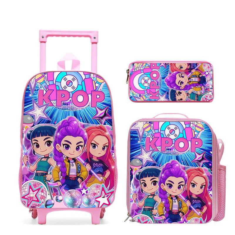 Kpop Witch Hunter Girl Group Schoolbag High Definition Printing Casual Crossing Border Lightweight Tie Rod Backpack One Piece Hair