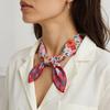 1Pc Neck  Scarves Light And Thin Ladies Headband Cotton Linen Headscarf Bandanna Floral Print Women  Fashion