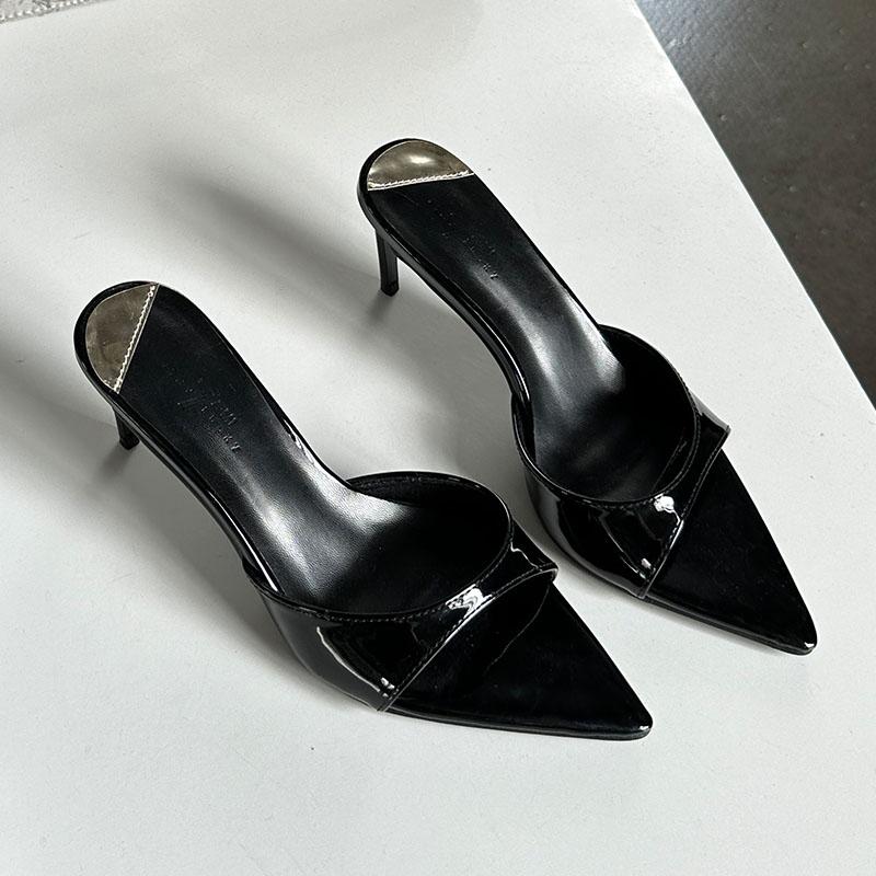 Fashion Female Slip On Footwear Sexy Ladies High Heels Pumps Shoes Summer Spring Fashion Pointed Toe Women Thin Heels Shoes