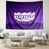Sacramento Basketball Logo Quick-Dry Tapestry Hanging for Bedroom,Livingroom, Playroom,Decor Art Room Wall Tapestry Holiday and Birthday Gifts