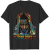 Retro Koszulka Young Dolph Unisex Koszulka z Krótkim Rękawem Wszystkie Rozmiary S-2345XL Koszulka Unisex