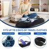 Travel Neck Pillow with Fillable Clothing U-Shaped Pillowcase Extra Storage Bag Velvet Neck Pillow Cover for Airplane Travel Take A Nap