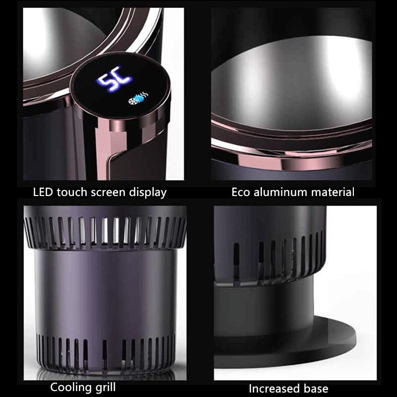 12V Car 24V Truck Heating and Cooling Cup Warmer Cooler Smart Cup Mug Holder Cooling Heating or Cooling Only Drinks Holder
