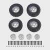 Naughty Dragon 1/12 MN82 LC79 MN78 RC Car Metal Upgrade Wheel and Tire Accessories