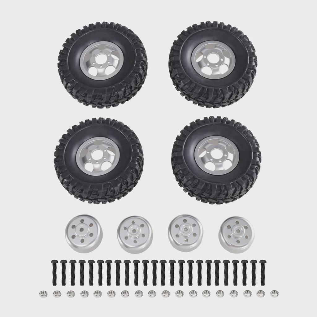 Naughty Dragon 1/12 MN82 LC79 MN78 RC Car Metal Upgrade Wheel and Tire Accessories