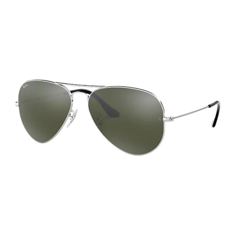 

Солнцезащитные очки RayBan Aviator Sheet Metal Green Alloy Aviator Унисекс Для пар 62 зелёный