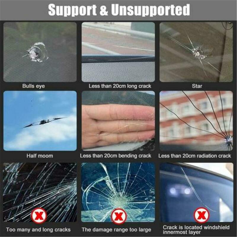 Auto Glass Nano Repair Fluid Windshield Repair Glass Repairing Fluid Car Window Scratch Renovate Crack Restore Tool Glass Repair