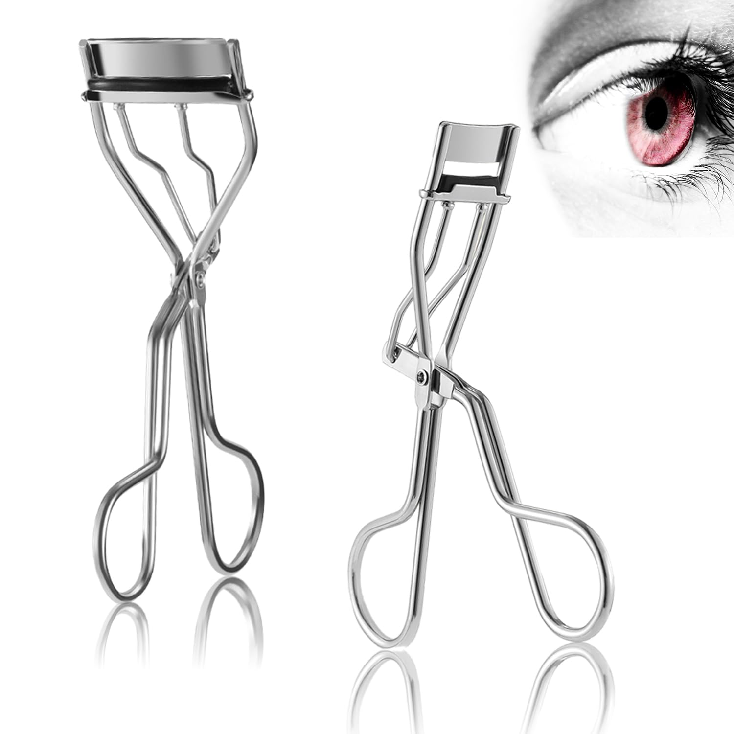 

Eyelash Curler for Single and Partial Eyelash Popular Portable Eyelash Curler RMY.H Deep-Double Eyelashes, Curler,